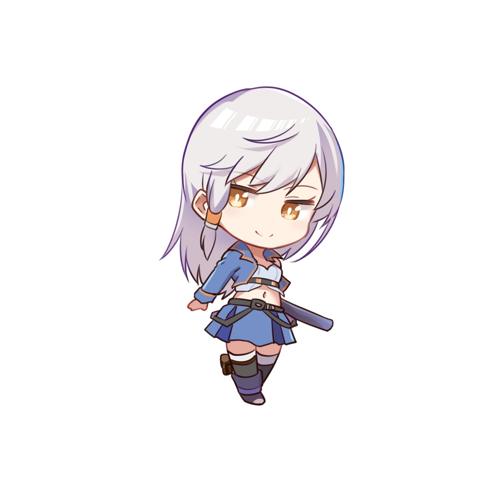 オリキャラSD頭身高画質未統合PSD+プチメイキング