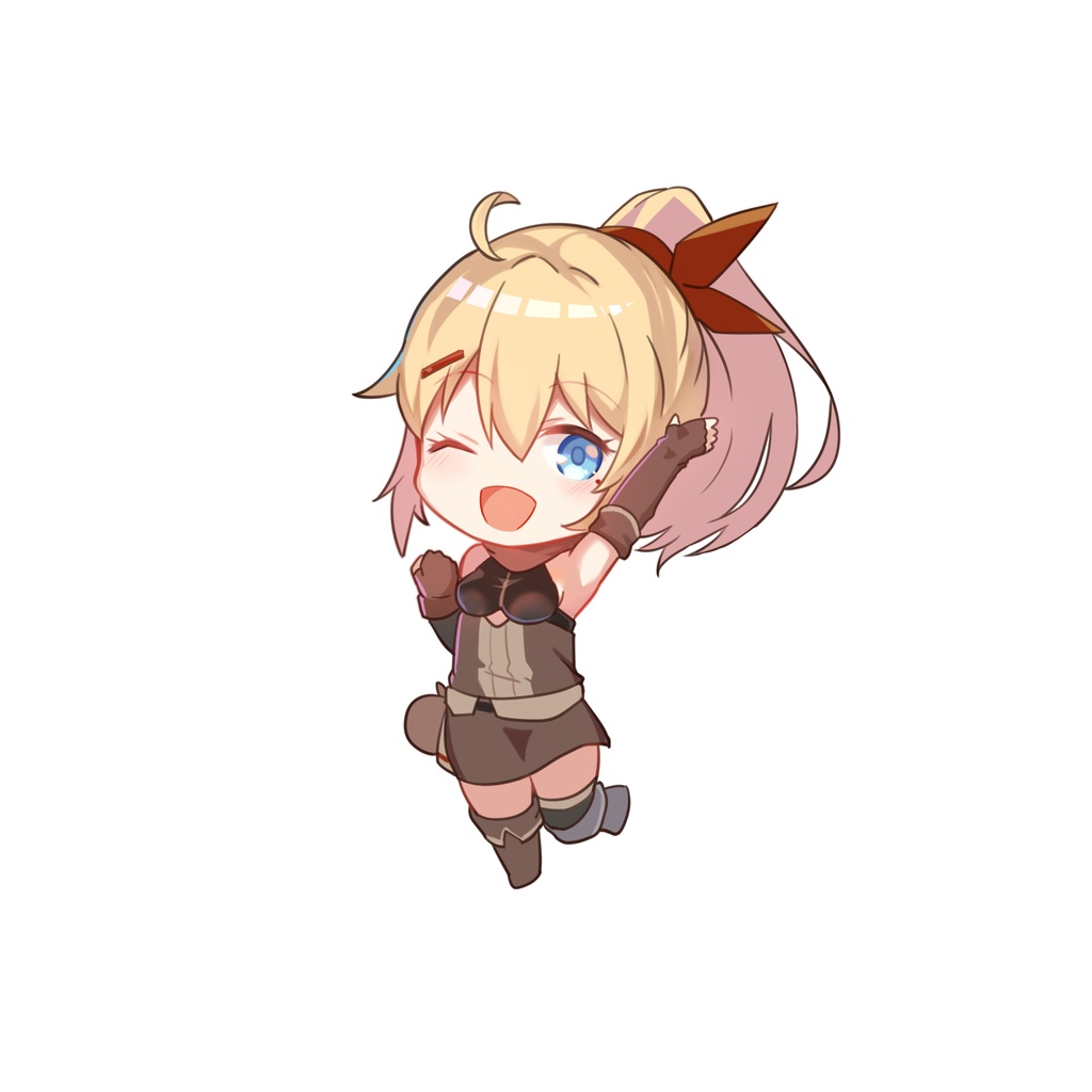 オリキャラSD頭身高画質未統合PSD+プチメイキング