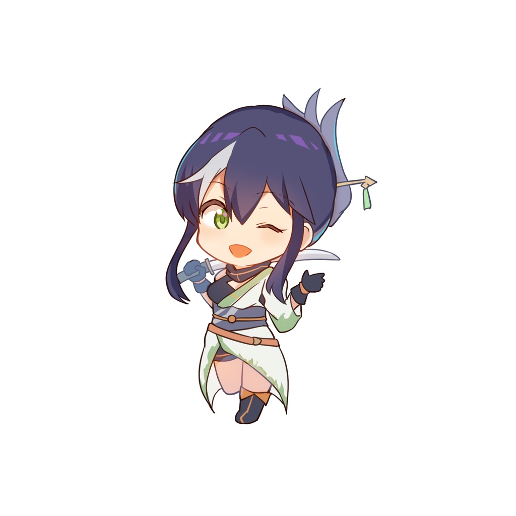 オリキャラSD頭身高画質未統合PSD+プチメイキング