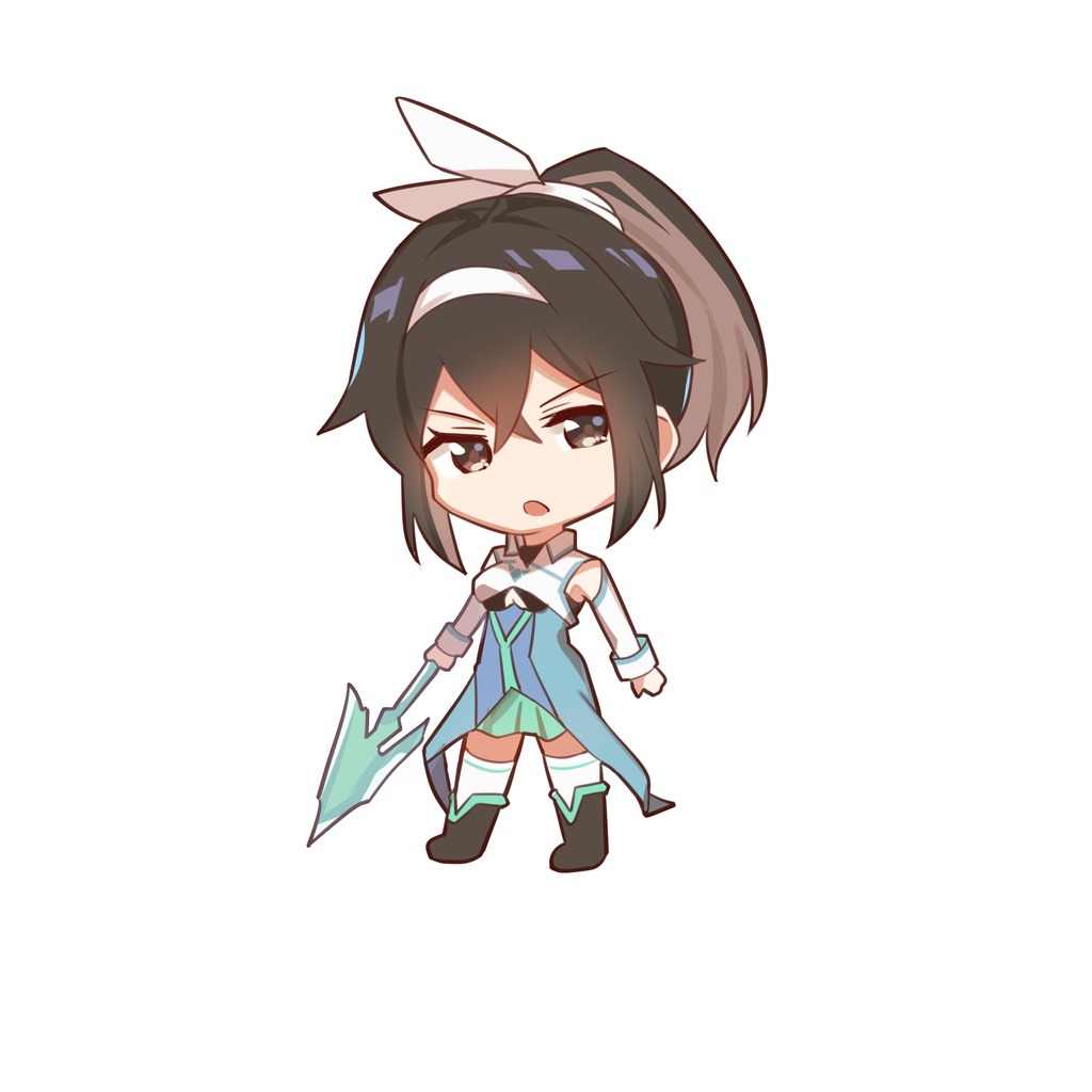 オリキャラSD頭身高画質未統合PSD第二弾+メイキング