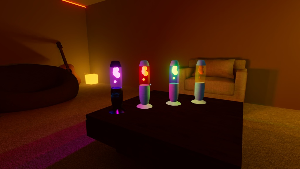 VR Chat Lava Lamps (Quest Comp. With Audio Link Version) by Matic 954