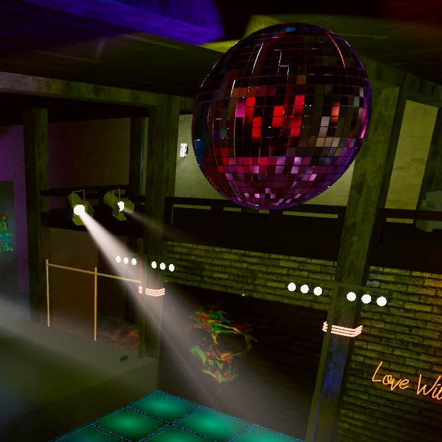 VRChat Disco Ball Audio Link Effects With Control Pad (QUEST ...