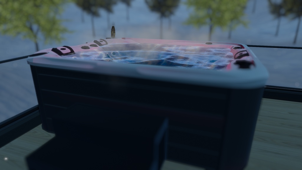 Jacuzzi / Hot Tub For VR CHAT Quest (Realistic) W/Toggles