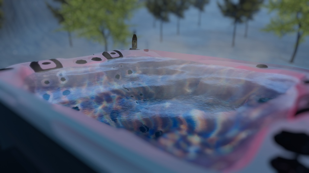 Jacuzzi / Hot Tub For VR CHAT Quest (Realistic) W/Toggles