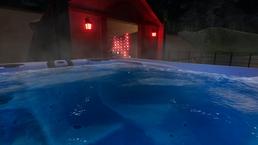 Jacuzzi / Hot Tub For VR CHAT Quest (Realistic) W/Toggles