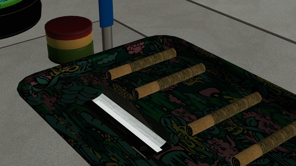 Joint Rolling Tray Smoke Session / High Effects For VRCHAT