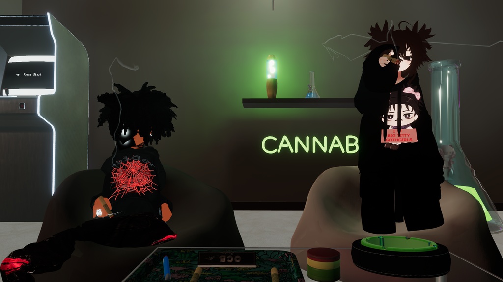 Joint Rolling Tray Smoke Session / High Effects For VRCHAT