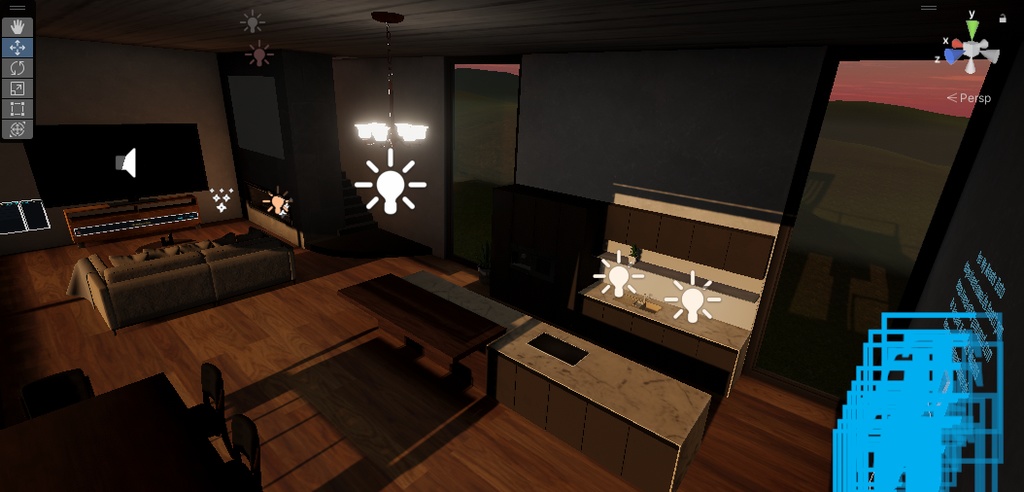 Furnished Modern Home VR CHAT