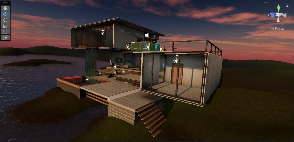 Furnished Modern Home VR CHAT