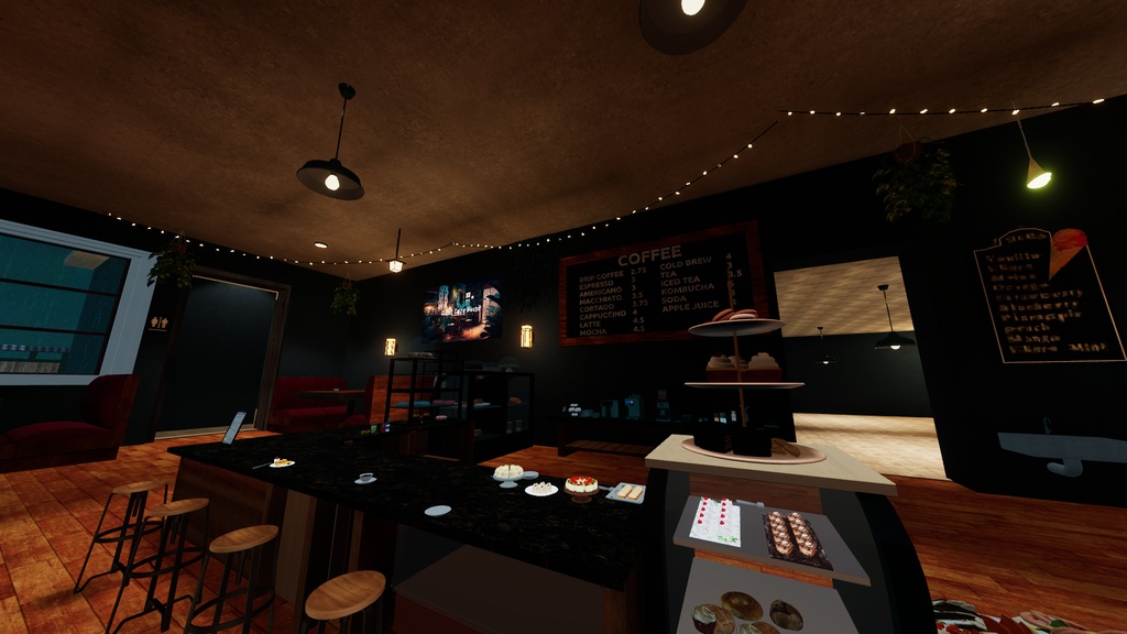 Warm Cozy Coffee Shop (VR CHAT World) Optimized For Quest
