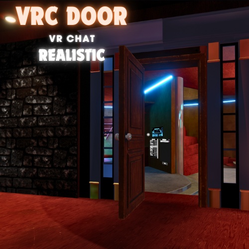 VRC Realistic Door With Sound Effects
