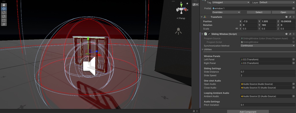 Window VRC (Blinds, SFX, Animation) Realistic