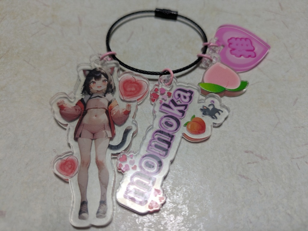 桃華♡ゆらゆらアクリルキーホルダー