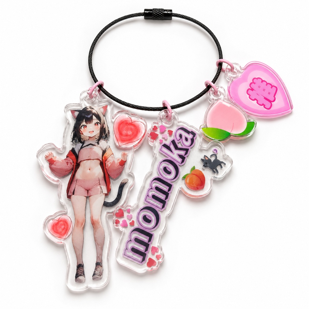 桃華♡ゆらゆらアクリルキーホルダー