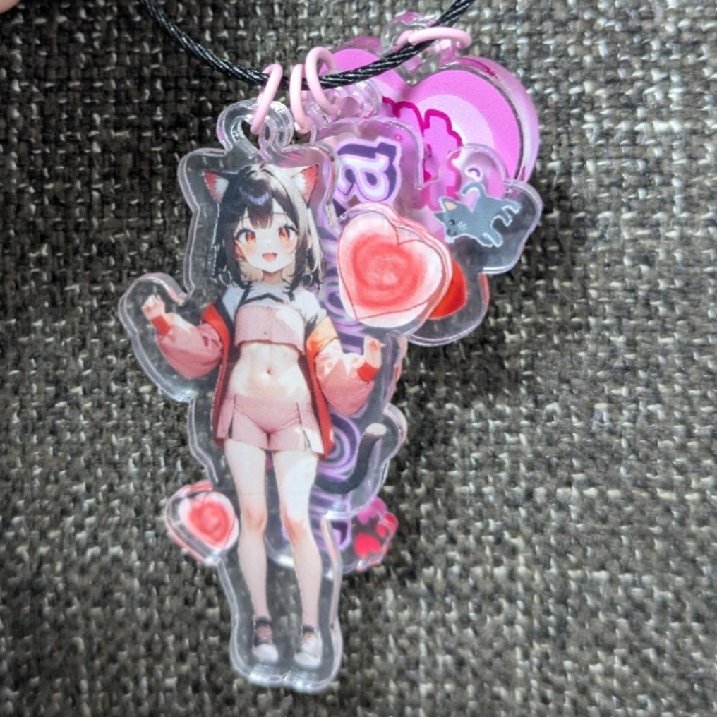 桃華♡ゆらゆらアクリルキーホルダー