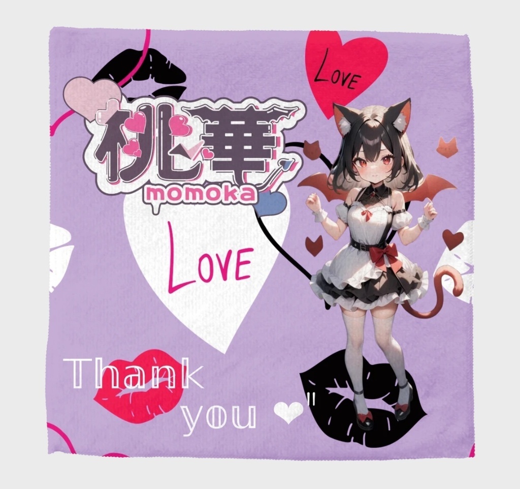 桃華 LOVE ハンドタオル