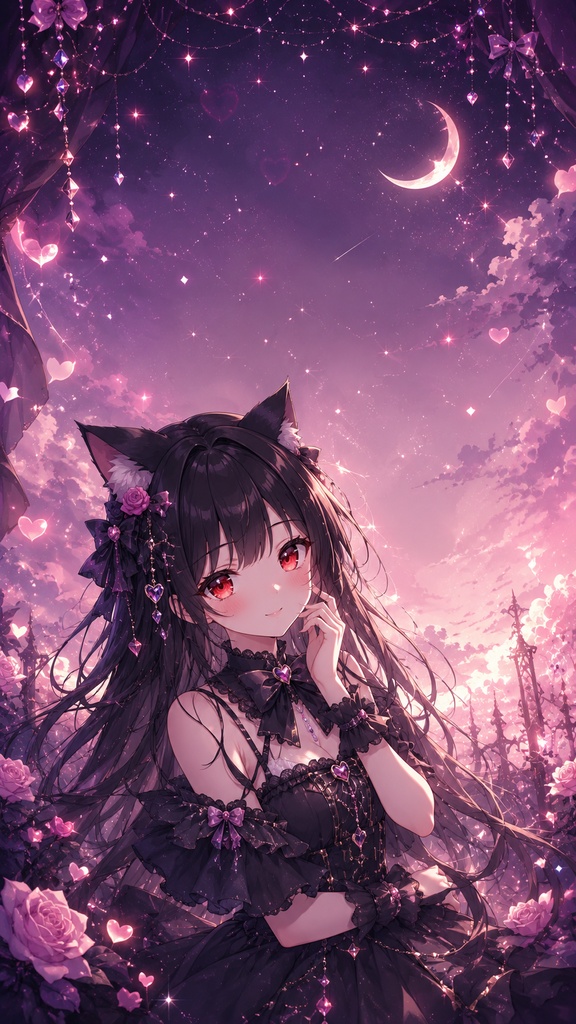 です。 無料商品 【無料配布】月城桃華 Sweet Night 壁紙おためし版