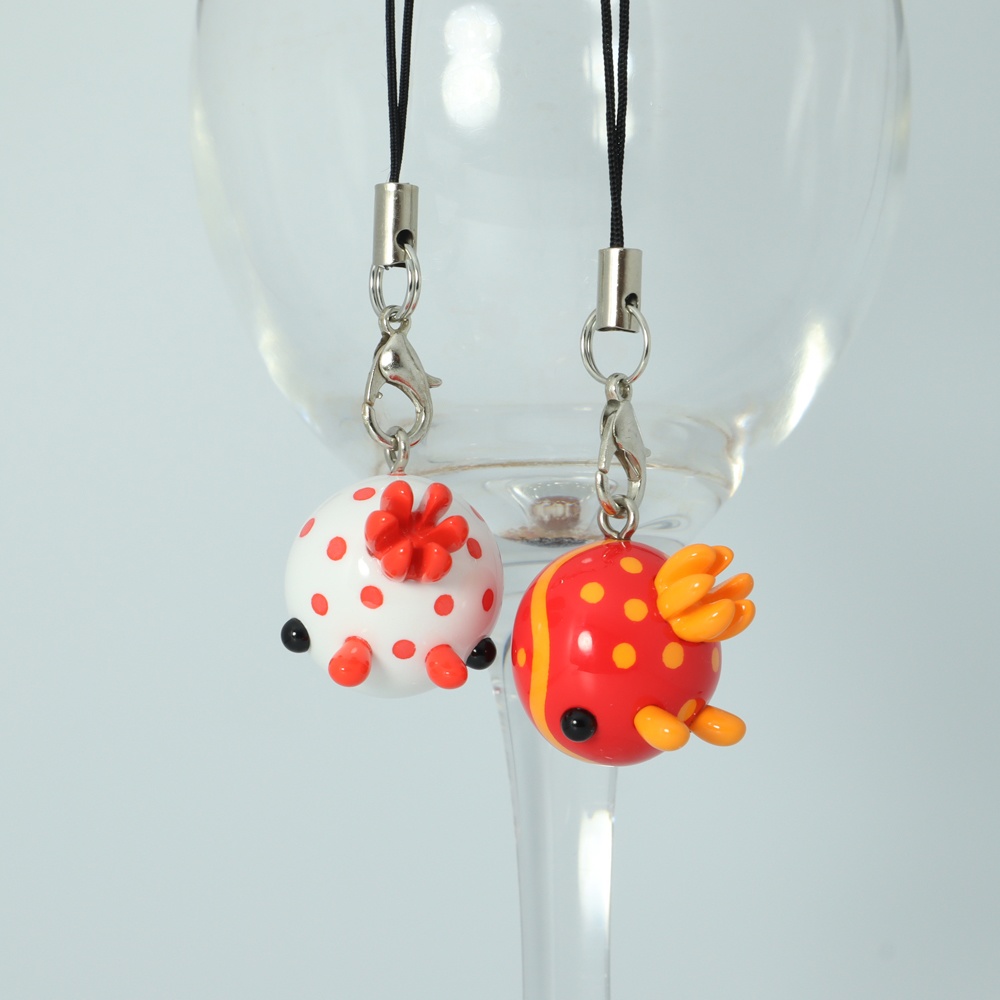 うみうすし ストラップ キイボキヌハダウミウシ/オオアカキヌハダウミウシ