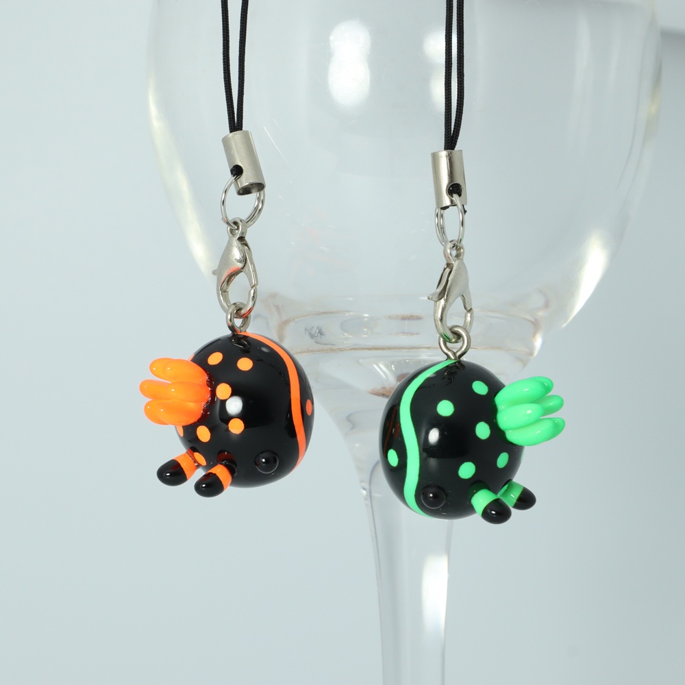 うみうすし ストラップ トサカリュウグウウミウシ/ベニゴマリュウグウウミウシ