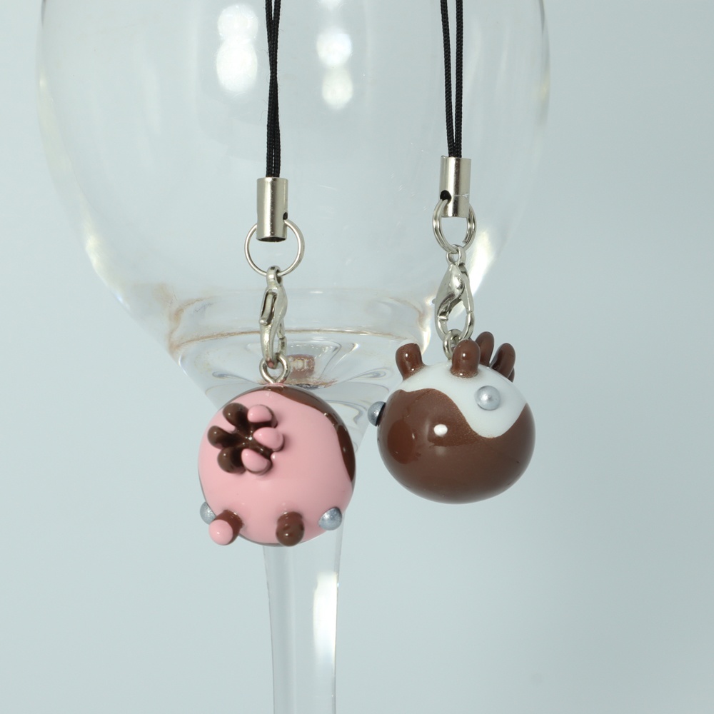 うみうすし ストラップ いちごソースチョコ/ホワイトソースチョコ