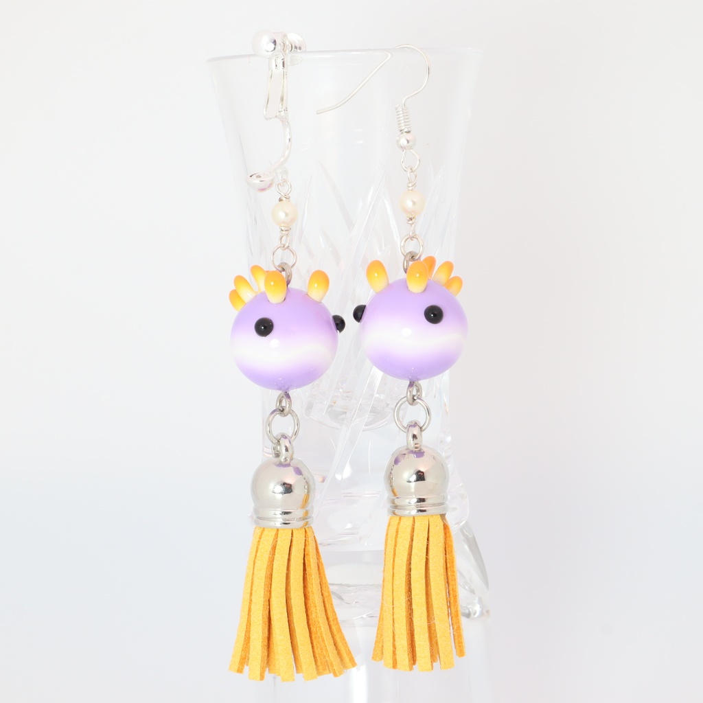 うみうすし イヤリング/ピアス シンデレラウミウシ タッセル