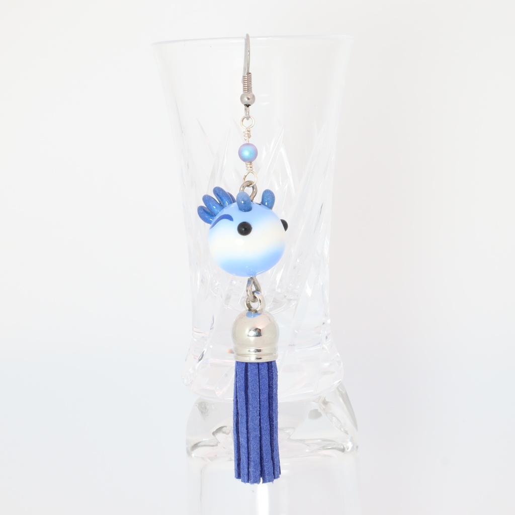 うみうすし イヤリング/ピアス ミゾレウミウシ タッセル