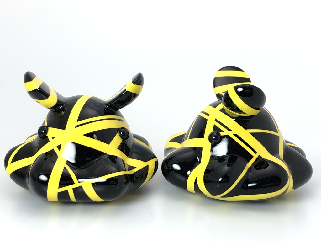 めんだこ フィギュア EVH 黒*黃