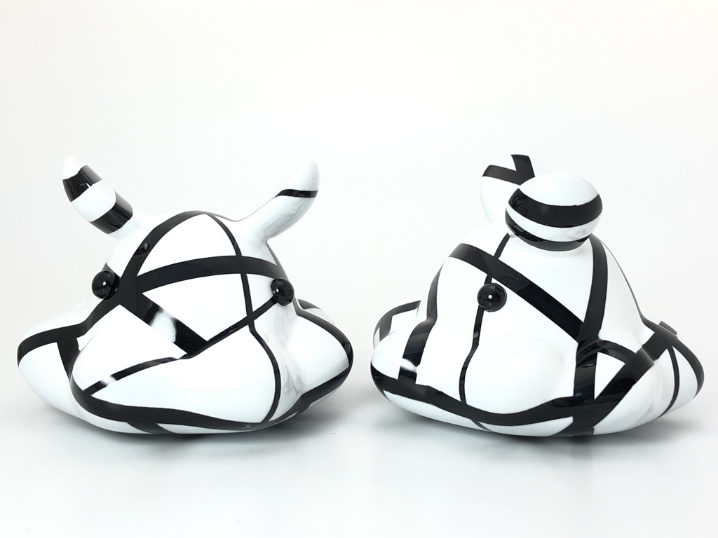 めんだこ フィギュア EVH 白*黒