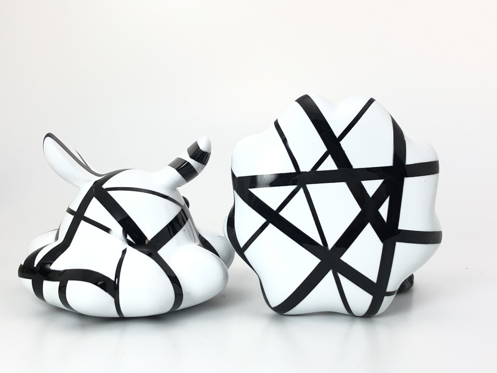 めんだこ フィギュア EVH 白*黒