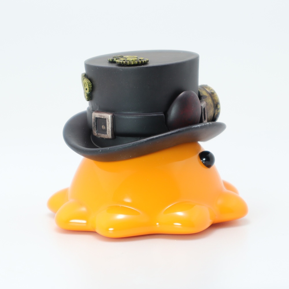 スチームパンク帽子めんだこ 中サイズレジンフィギュア【はるどりめんだこ】