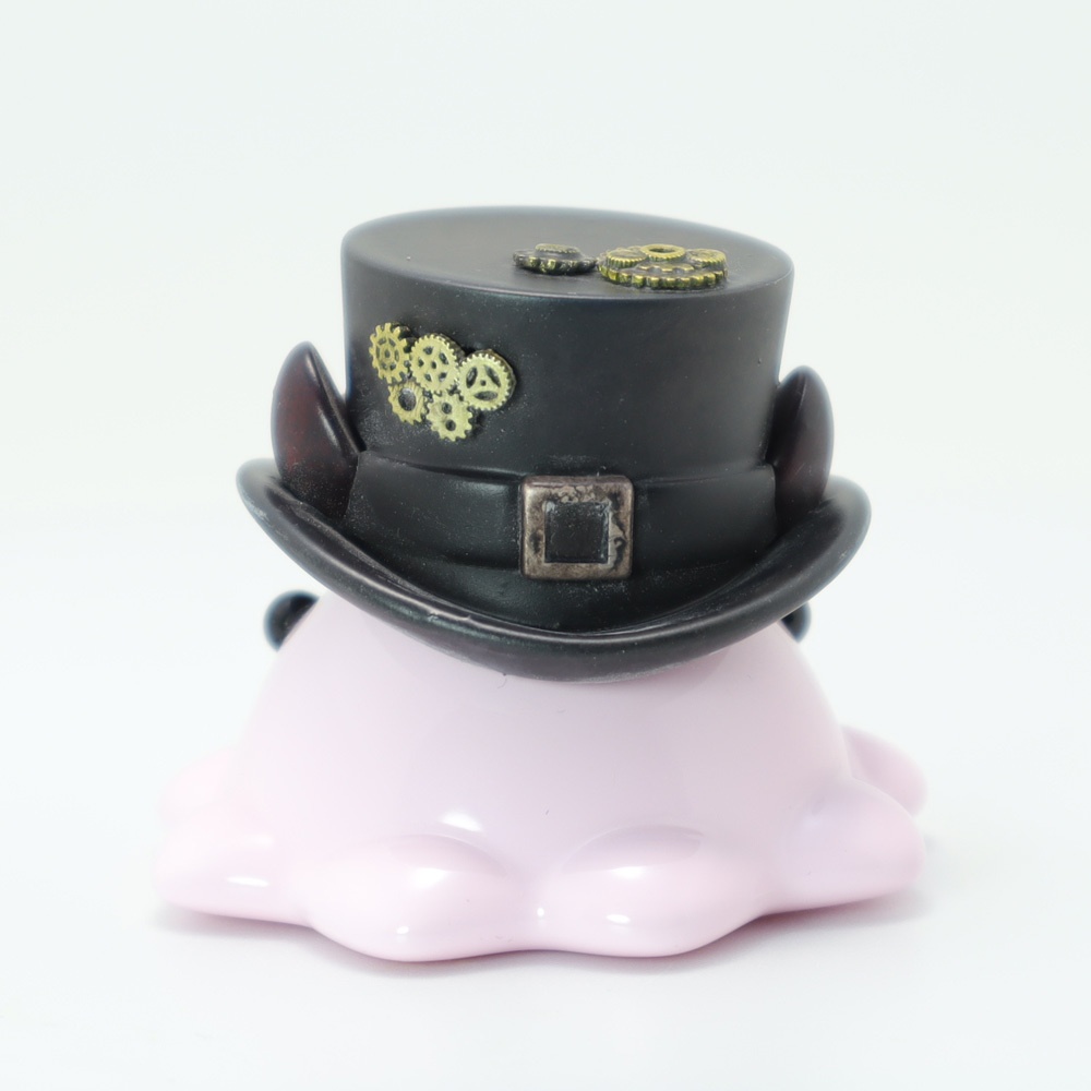 スチームパンク帽子めんだこ 中サイズレジンフィギュア【はるどりめんだこ】