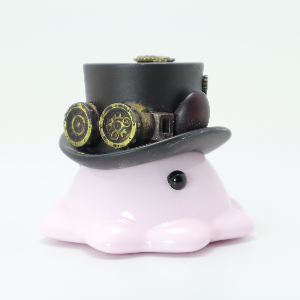 スチームパンク帽子めんだこ 中サイズレジンフィギュア【はるどりめんだこ】