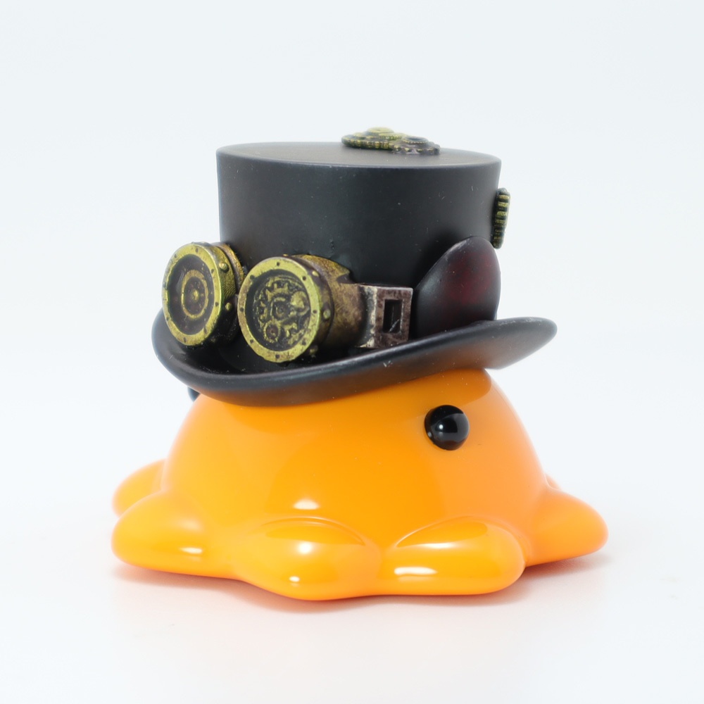 スチームパンク帽子めんだこ 中サイズレジンフィギュア【はるどりめんだこ】