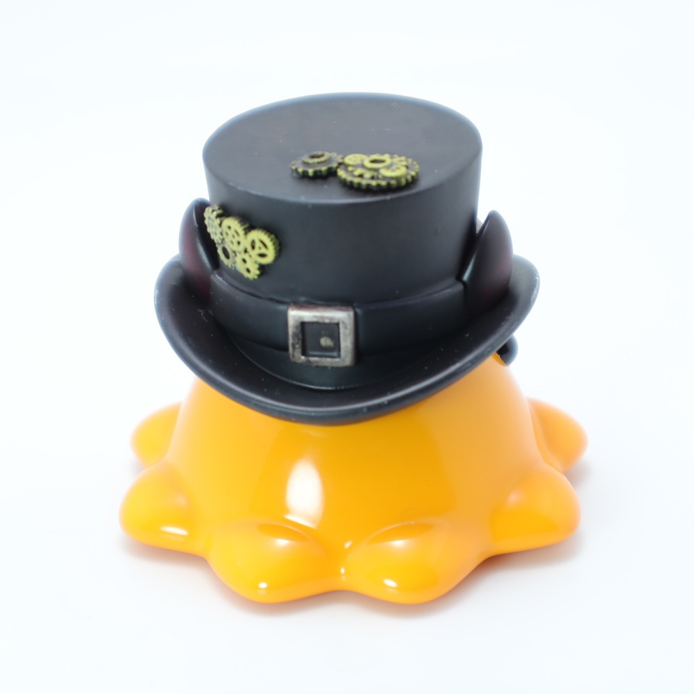 スチームパンク帽子めんだこ 中サイズレジンフィギュア【はるどりめんだこ】