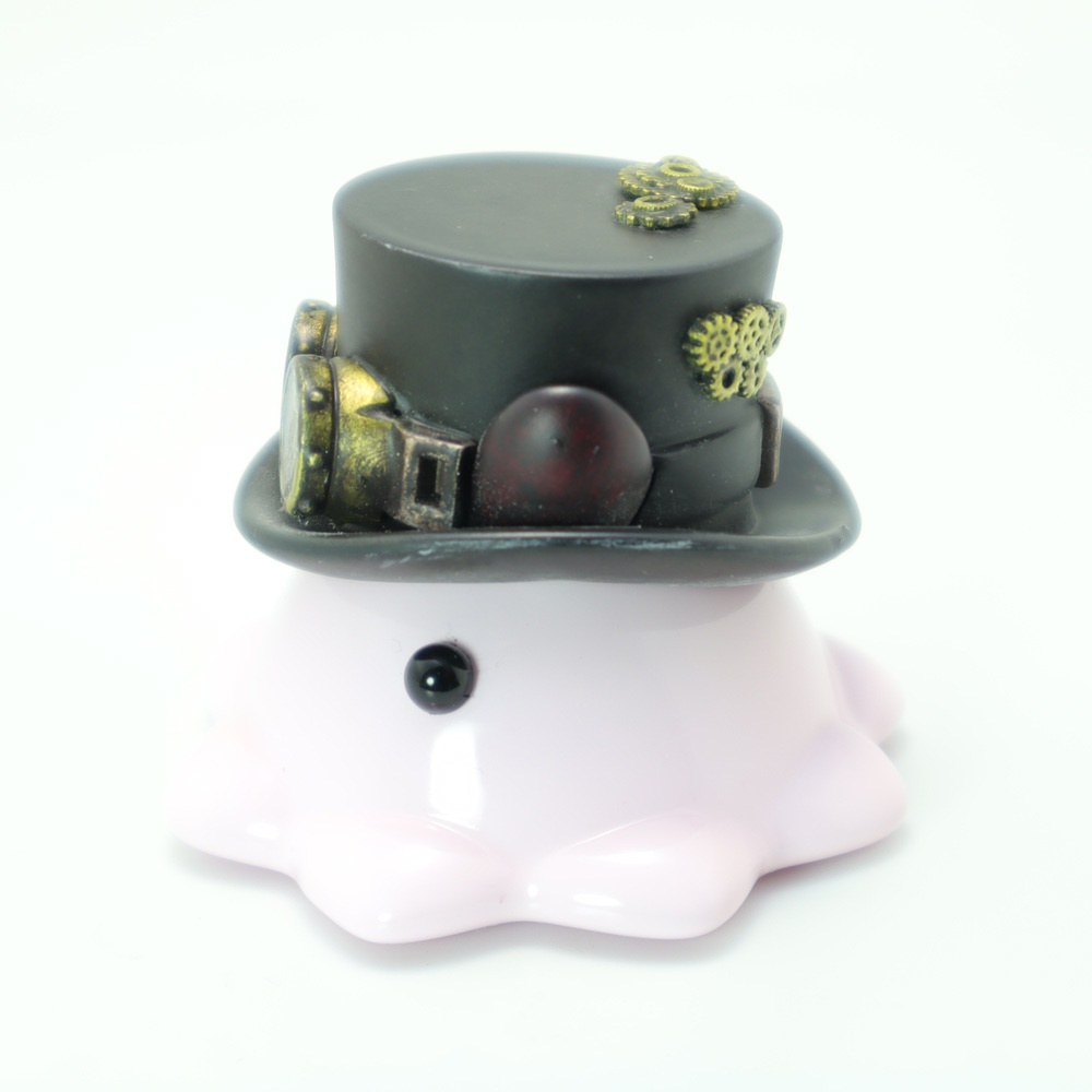 スチームパンク帽子めんだこ 中サイズレジンフィギュア【はるどりめんだこ】