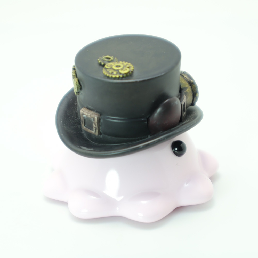 スチームパンク帽子めんだこ 中サイズレジンフィギュア【はるどりめんだこ】