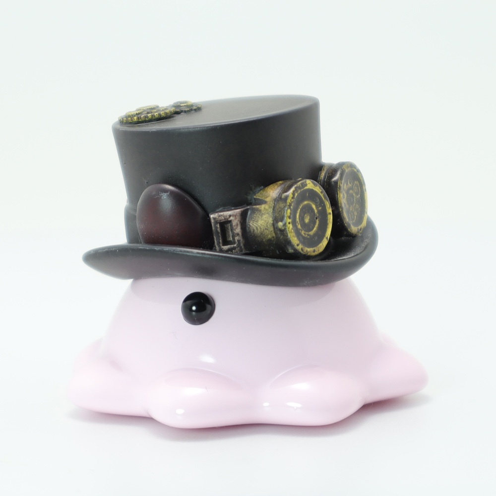 スチームパンク帽子めんだこ 中サイズレジンフィギュア【はるどりめんだこ】