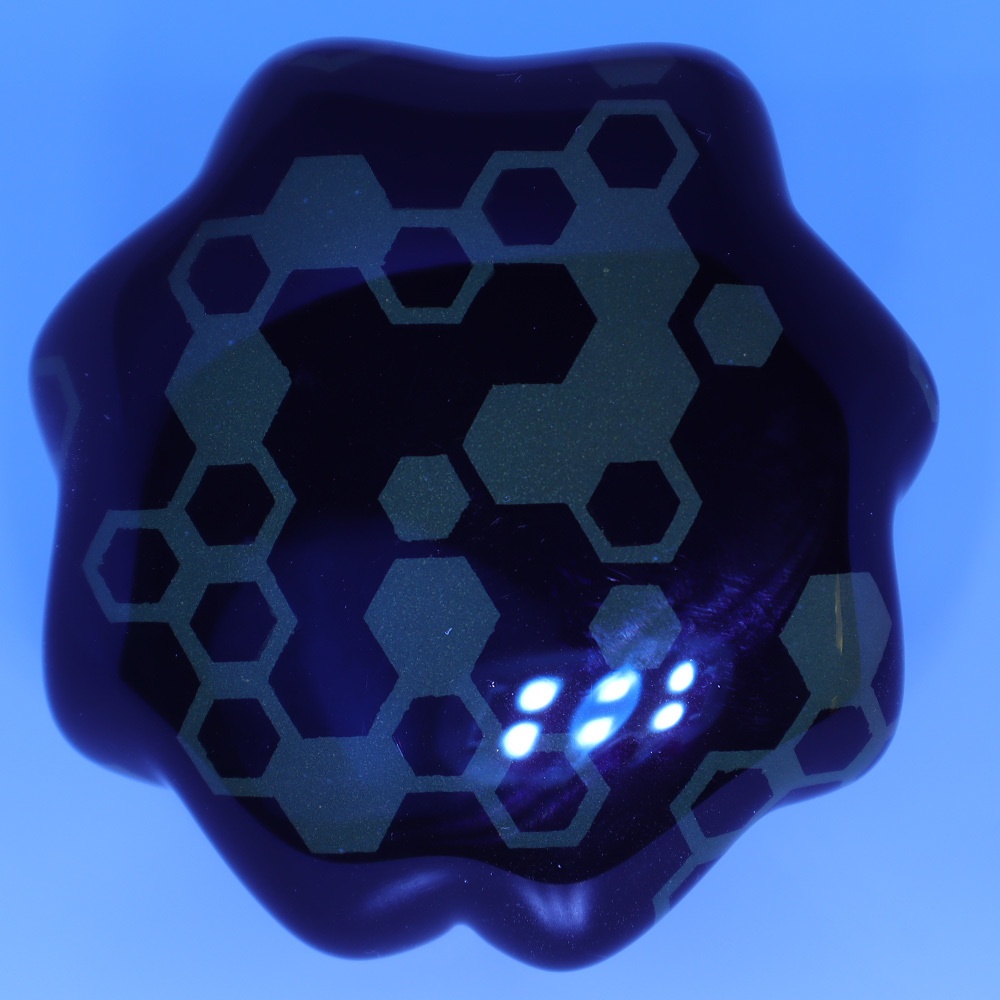 はるどりめんだこ フィギュア ヘックス迷彩 黒x黒