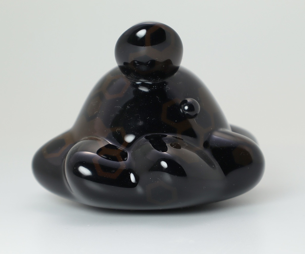 はるどりめんだこ フィギュア ヘックス迷彩 黒x黒