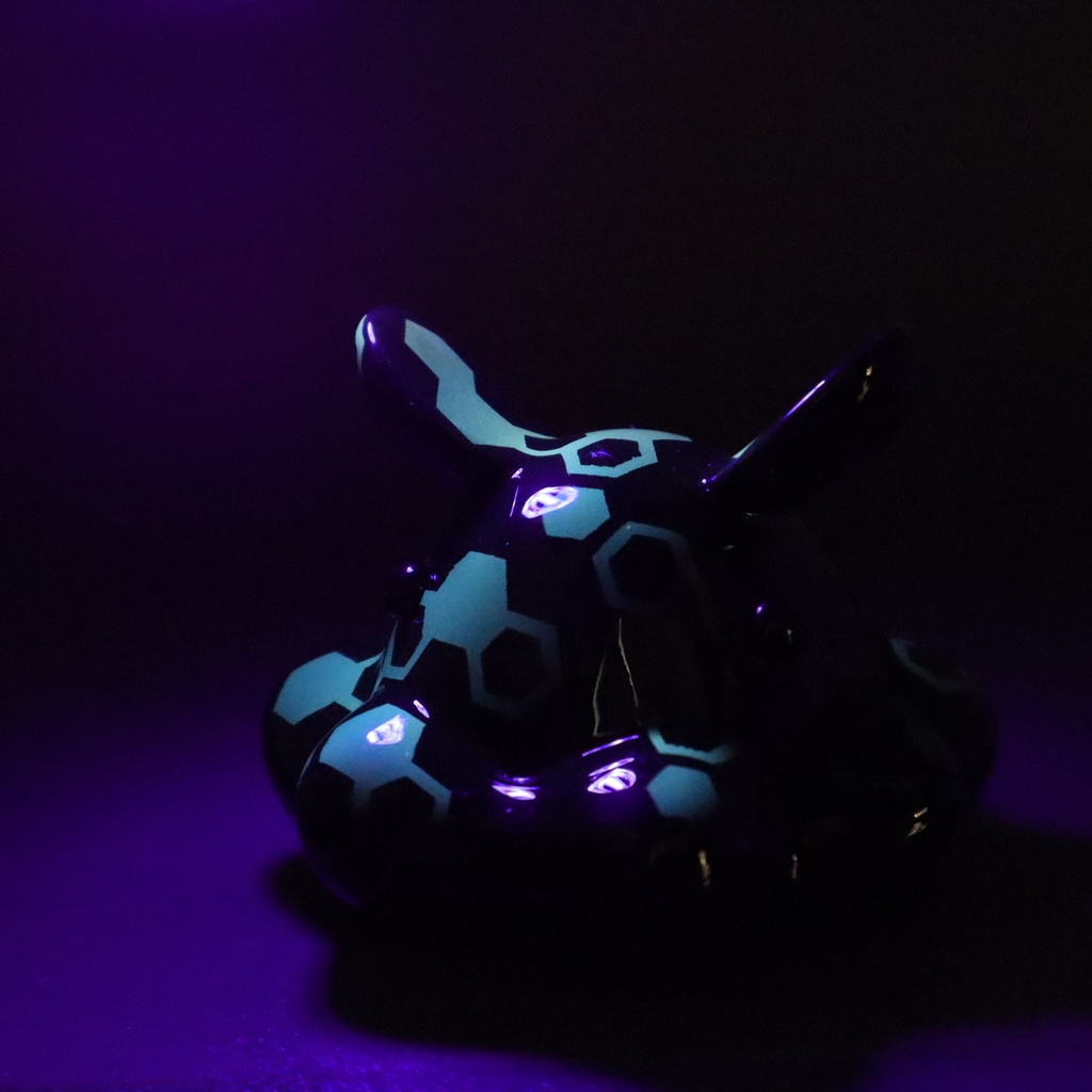 はるどりめんだこ フィギュア ヘックス迷彩 黒x黒