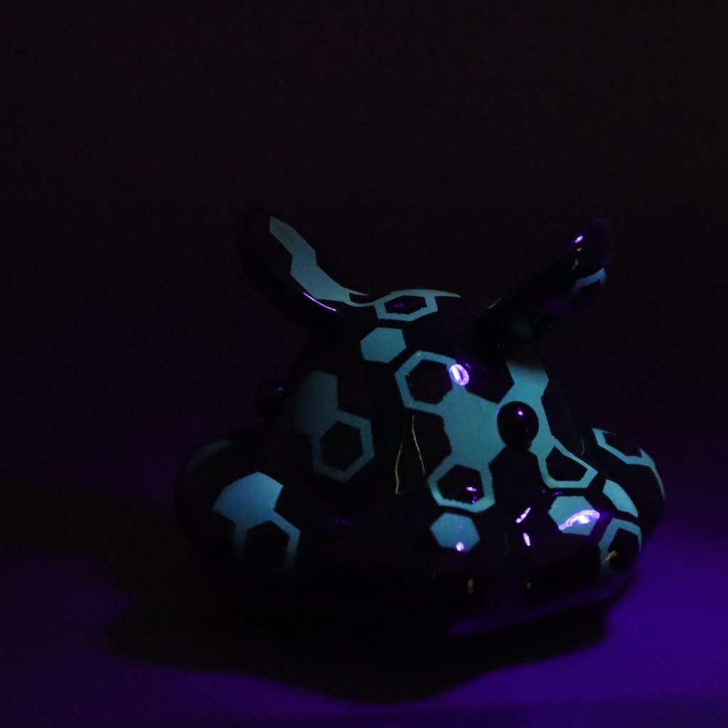 はるどりめんだこ フィギュア ヘックス迷彩 黒x黒