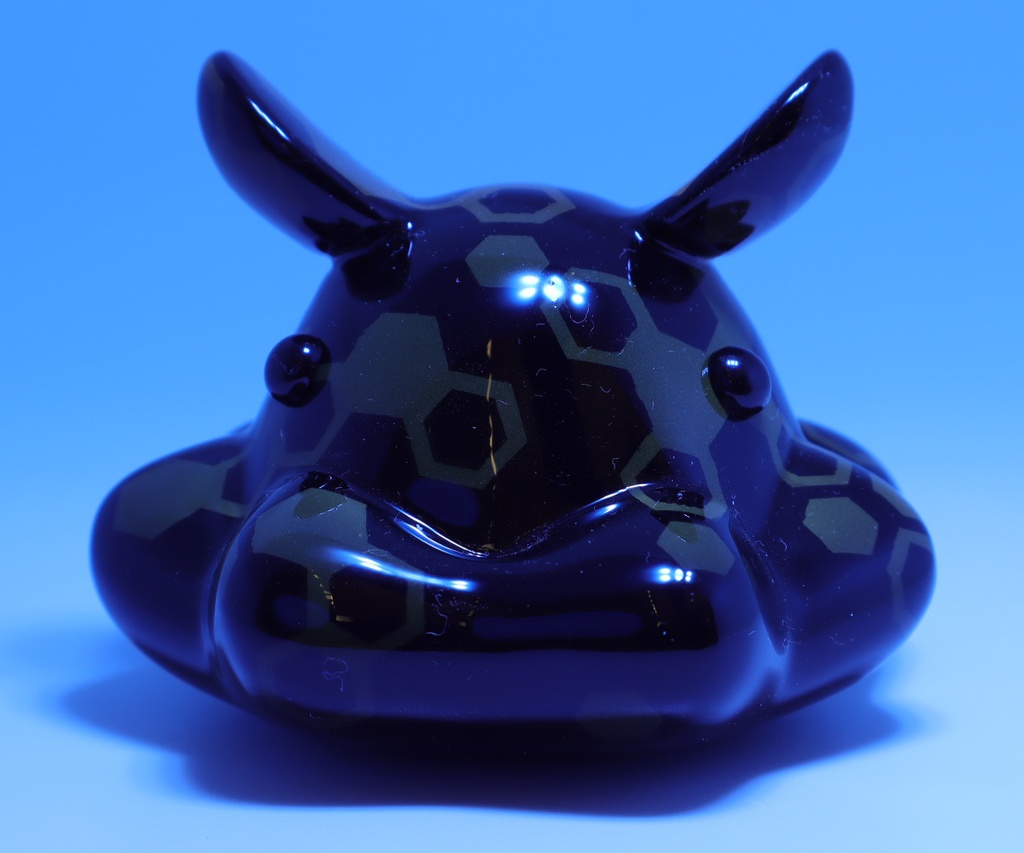 はるどりめんだこ フィギュア ヘックス迷彩 黒x黒