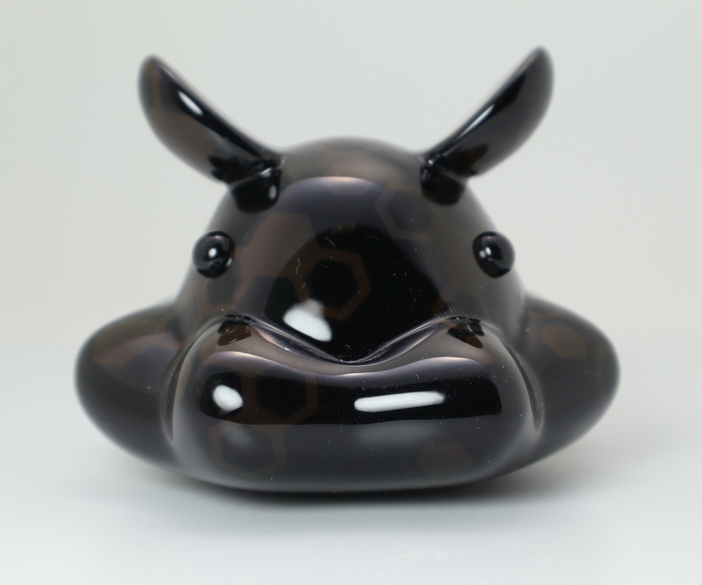 はるどりめんだこ フィギュア ヘックス迷彩 黒x黒