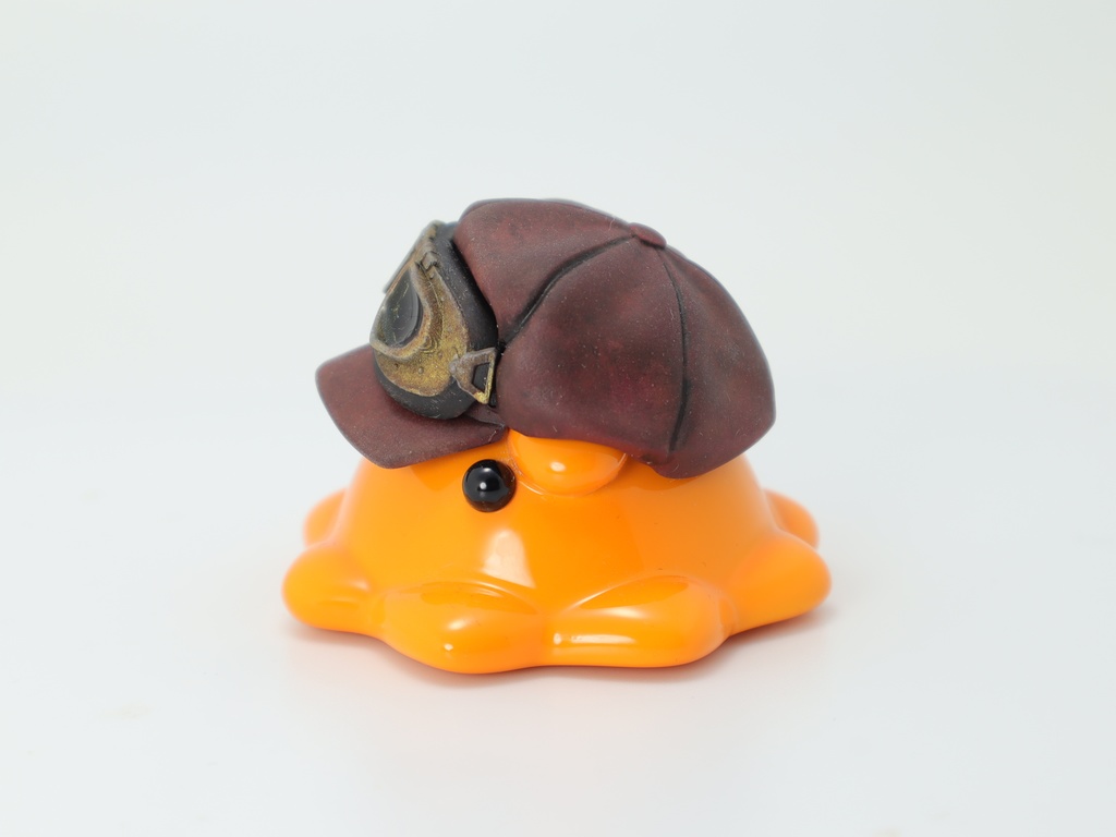 パイロットゴーグルめんだこ中サイズフィギュア【はるどりめんだこ】