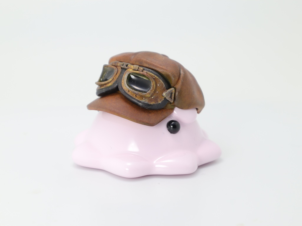パイロットゴーグルめんだこ中サイズフィギュア【はるどりめんだこ】