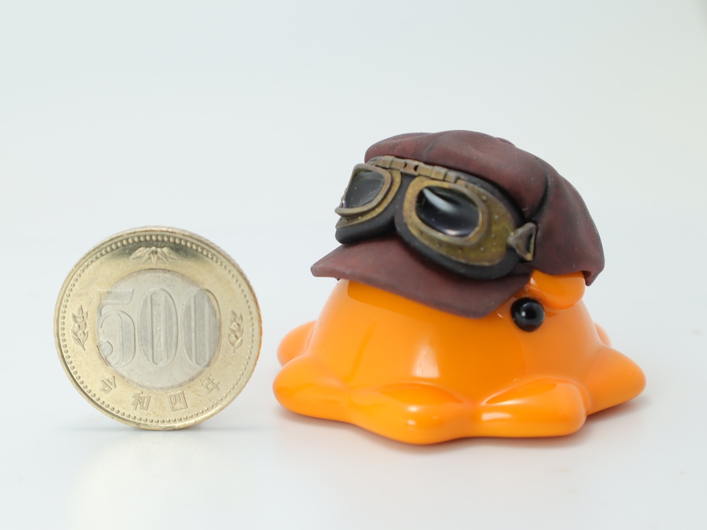 パイロットゴーグルめんだこ中サイズフィギュア【はるどりめんだこ】