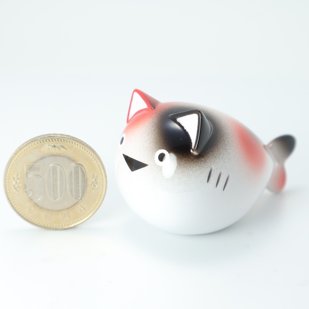 三毛ネコバンニャスピス レジンフィギュア【ネコバンニャスピス】