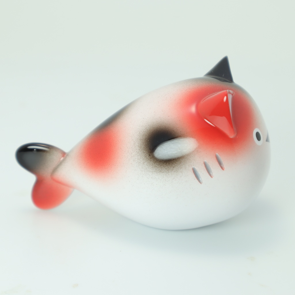 三毛ネコバンニャスピス レジンフィギュア【ネコバンニャスピス】