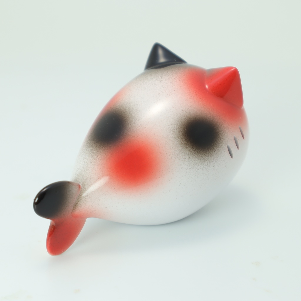 三毛ネコバンニャスピス レジンフィギュア【ネコバンニャスピス】