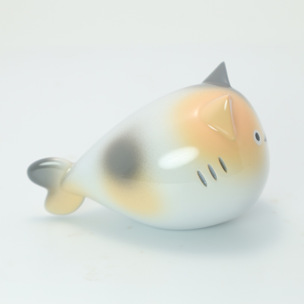 三毛ネコバンニャスピス レジンフィギュア【ネコバンニャスピス】